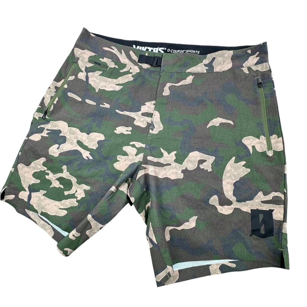 Viktos O-Course Shorts Mens 38 Camouflage Tactical Training Ripstop Green Camo
